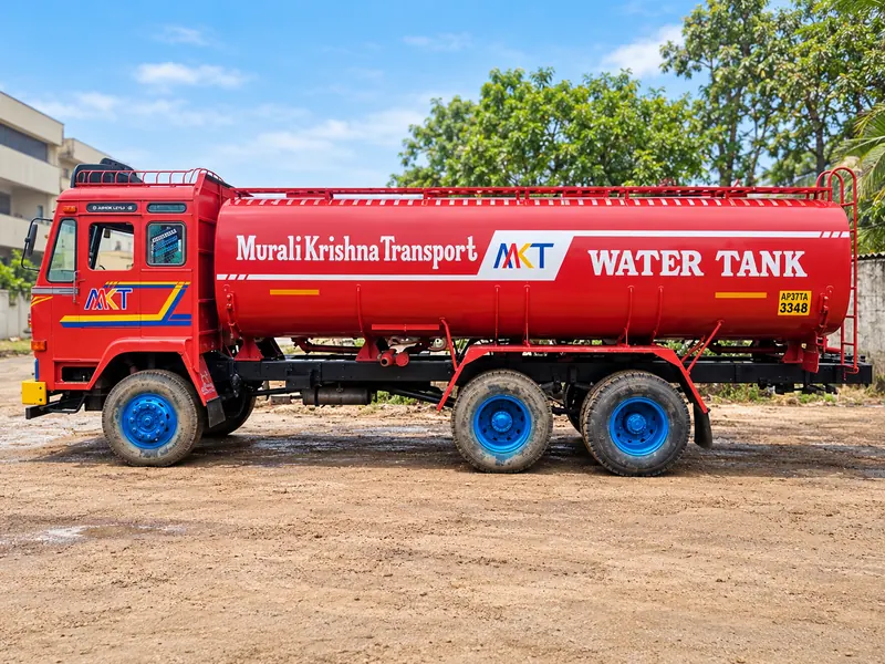 MKT water tanker in the yard